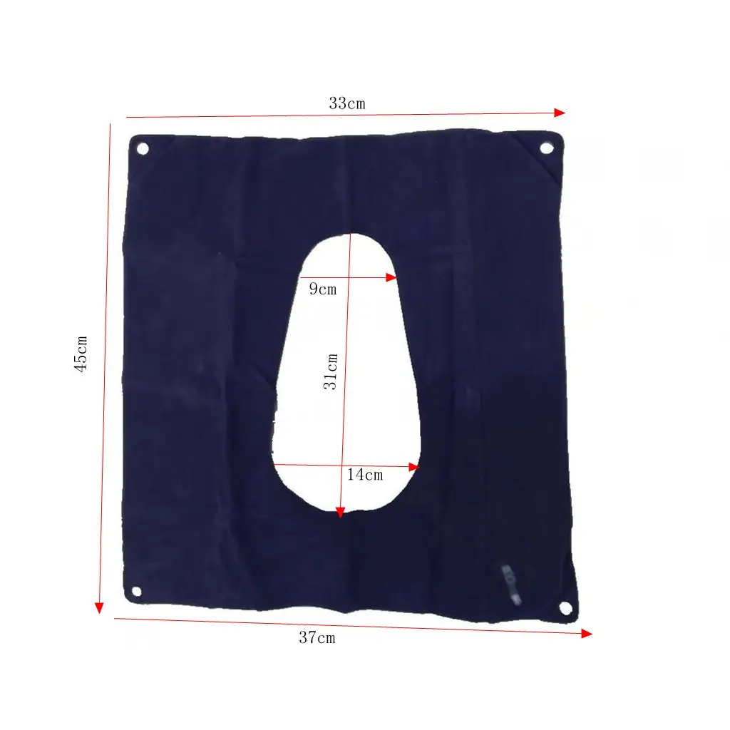 Inflatable Seat Cushion Comfort Commode Wheelchair Seat Cushion Pillow Coccyx Hemorrhoid Relief Inflatable Seat Cushion Comfort Commode Wheelchair Seat Cushion Pillow Coccyx Hemorrhoid Relief