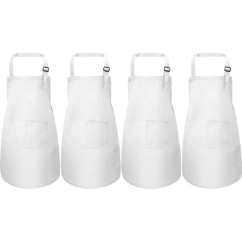 4-Pack Apron with Pocket Adjustable Chef Apron for Cooking Paint, Kitchen Cooking Baking Clothing
4-Pack Apron with Pocket Adjustable Chef Apron for Cooking Paint, Kitchen Cooking Baking Clothing