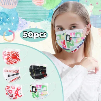 50PCS Adult Mask Disposable mascarillad 3Ply Non-woven Melt Blown Facemask Ear Loop Elastic Masks Fashion printing masque
50PCS Adult Mask Disposable mascarillad 3Ply Non-woven Melt Blown Facemask Ear Loop Elastic Masks Fashion printing masque