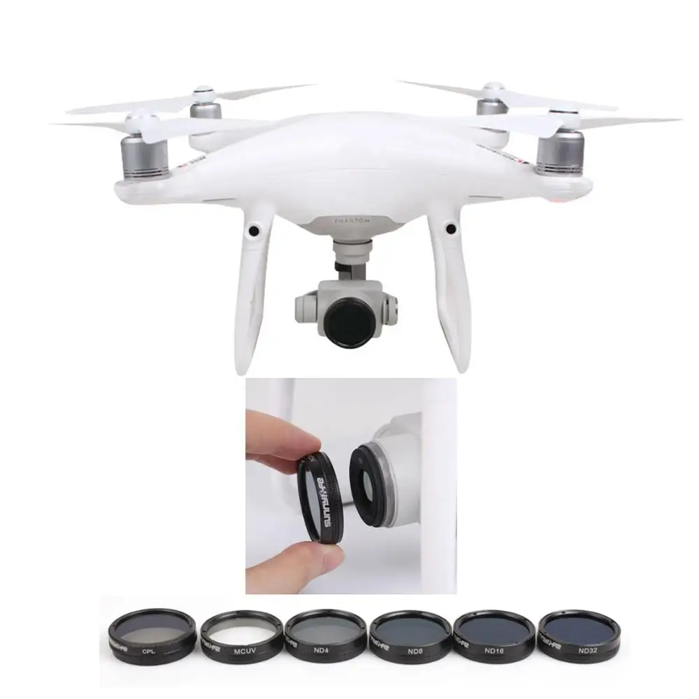 For Phantom 4 Pro MCUV CPL ND4/8/16/32 Filter Gimbal Camera Lens Filter for DJI Phantom 4 PRO/ PRO+ V2.0 & Phantom 4 Advanced +
For Phantom 4 Pro MCUV CPL ND4/8/16/32 Filter Gimbal Camera Lens Filter for DJI Phantom 4 PRO/ PRO+ V2.0 & Phantom 4 Advanced +