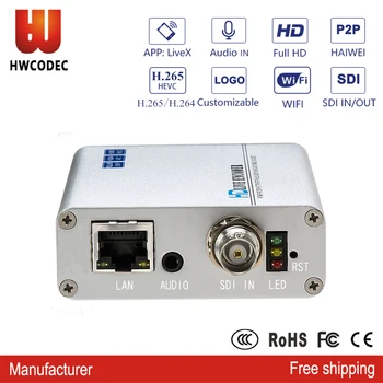HWCODEC H8115WP H.264 H.265 SDI Video Encoder IPTV Encoder IP Encoder Support RTSP RTMP HTTP UDP ONVIF for YouTube,Wowza,Twich
HWCODEC H8115WP H.264 H.265 SDI Video Encoder IPTV Encoder IP Encoder Support RTSP RTMP HTTP UDP ONVIF for YouTube,Wowza,Twich