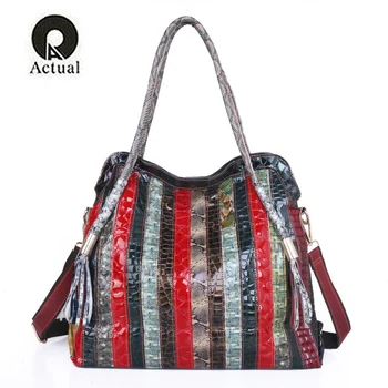 2020 new extravagant real leather bag fashion snake pattern splicing fringe large capacity Single Shoulder Messenger Bag
2020 new extravagant real leather bag fashion snake pattern splicing fringe large capacity Single Shoulder Messenger Bag