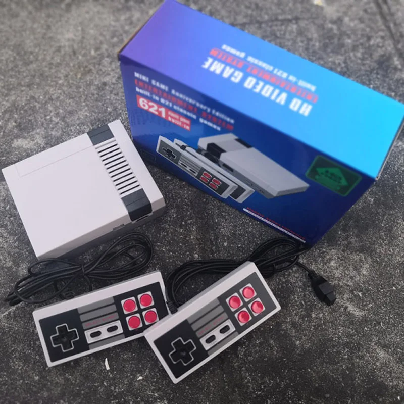 Home Video Game Console NES High-definition 621 Game Host Retro Double American Style NES
Home Video Game Console NES High-definition 621 Game Host Retro Double American Style NES