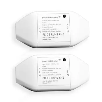 Smart WiFi Universal Switch, DIY, Alexa & Google Assistant & IFTTT Supported, App Remote Control MSS710 (2 Pack)
Smart WiFi Universal Switch, DIY, Alexa & Google Assistant & IFTTT Supported, App Remote Control MSS710 (2 Pack)