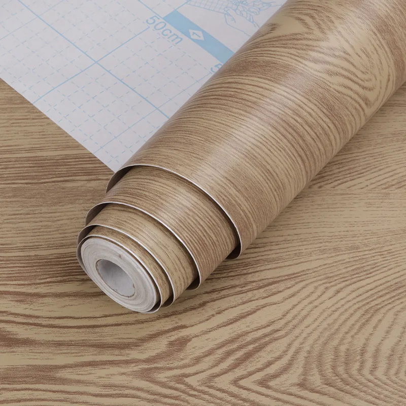 PVC Self-Adhesive Wall Sticker Wood Grain Removable Wallpaper Refurbishment Contact Paper for Door Cabinet Desktop Living Room
PVC Self-Adhesive Wall Sticker Wood Grain Removable Wallpaper Refurbishment Contact Paper for Door Cabinet Desktop Living Room