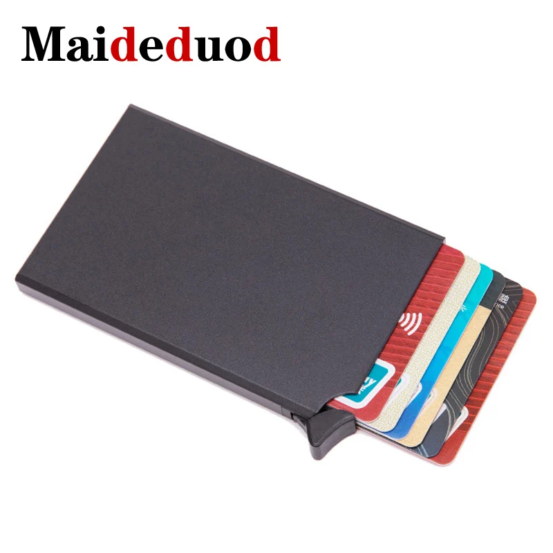 Maideduod смарт-чехол-бумажник тонкий ID карты Чехол Защита от кражи RFID унисекс автоматически твердый металлический держатель для банковской кредитной карты бизнес мини
Maideduod смарт-чехол-бумажник тонкий ID карты Чехол Защита от кражи RFID унисекс автоматически твердый металлический держатель для банковской кредитной карты бизнес мини