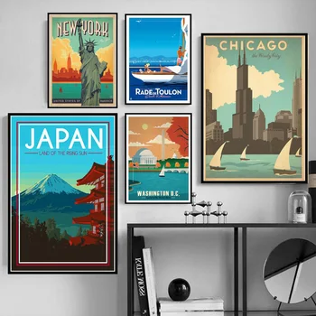 World Travel City Cover New York Vietnam Vintage Landscape Posters Prints Wall Art Canvas Painting For Living Room Home Decor 
World Travel City Cover New York Vietnam Vintage Landscape Posters Prints Wall Art Canvas Painting For Living Room Home Decor