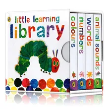 4 Books/set Baby The Very Hungry Caterpillar Animal Sounds Words Numbers Color Reading Picture English Books for Children
4 Books/set Baby The Very Hungry Caterpillar Animal Sounds Words Numbers Color Reading Picture English Books for Children