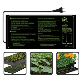 17.5W Warm Hydroponic Heating Pad Seedling Heating Mat Fruit Vegetables Digital Seedlings Growth Germination Propagation Starter
17.5W Warm Hydroponic Heating Pad Seedling Heating Mat Fruit Vegetables Digital Seedlings Growth Germination Propagation Starter