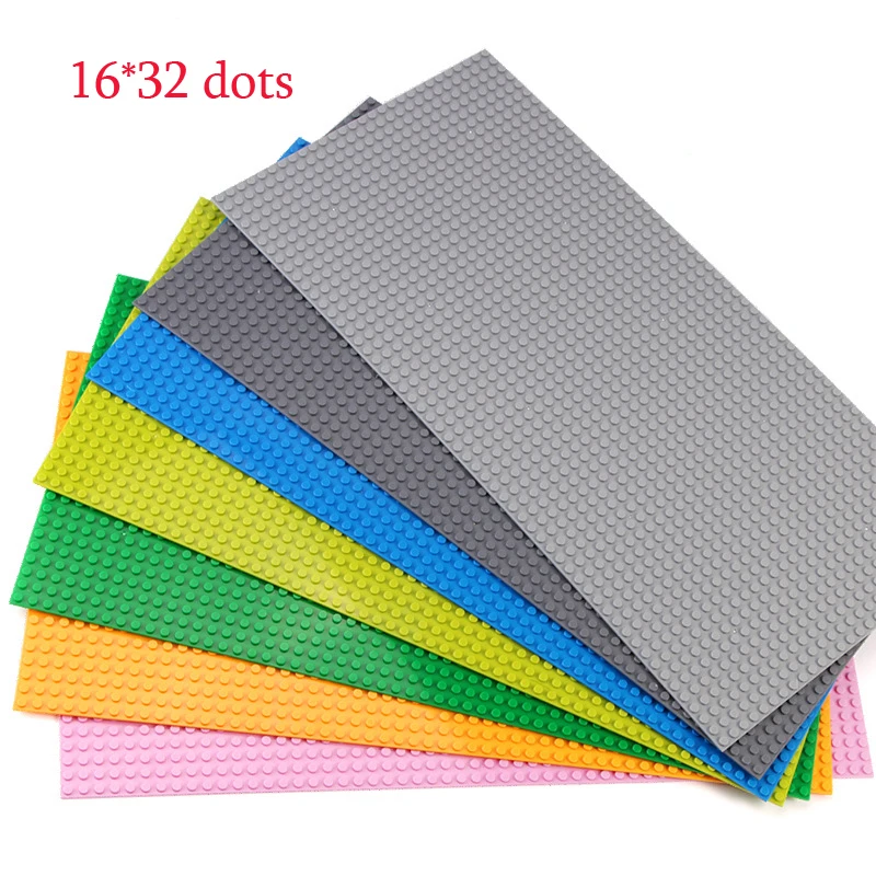 16*32 Dots Quality BasePlate Building Blocks Wall DIY Base Plate Small Bricks Toys for Kids Compatible with Legoings
16*32 Dots Quality BasePlate Building Blocks Wall DIY Base Plate Small Bricks Toys for Kids Compatible with Legoings