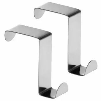 Hooks Over The Door Hanger Coat Hat Clothes Bag Rack Wardrobe Wall Organizer Stainless Steel Door Hook
Hooks Over The Door Hanger Coat Hat Clothes Bag Rack Wardrobe Wall Organizer Stainless Steel Door Hook