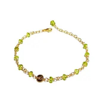 Lii Ji Natural Peridot American 14K Gold Filled Chain Link Bracelet Green Stone Name Bracelet August Birth Stone Jewelry
Lii Ji Natural Peridot American 14K Gold Filled Chain Link Bracelet Green Stone Name Bracelet August Birth Stone Jewelry