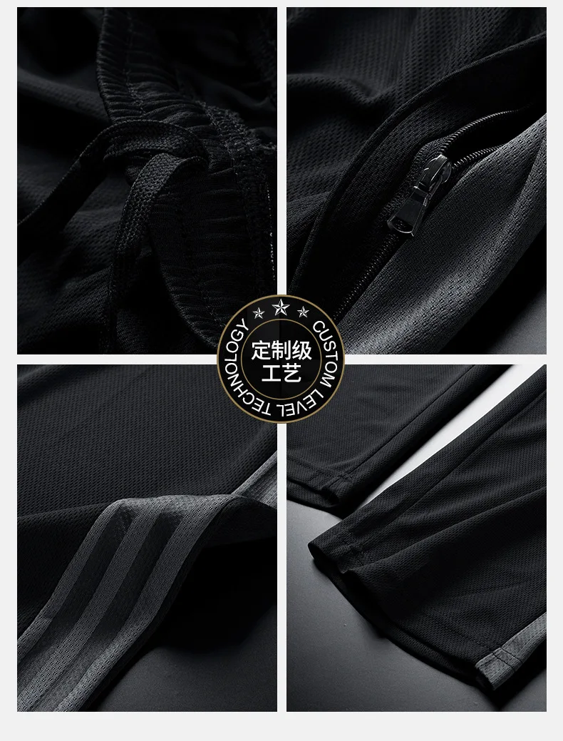 Tracksuits Men Sweatshirt Sporting 2020 New Summer T-shirt + Pants + Short Casual Track Suit Fashion Sportswear Fitness Jogger Tracksuits Men Sweatshirt Sporting 2020 New Summer T-shirt + Pants + Short Casual Track Suit Fashion Sportswear Fitness Jogger