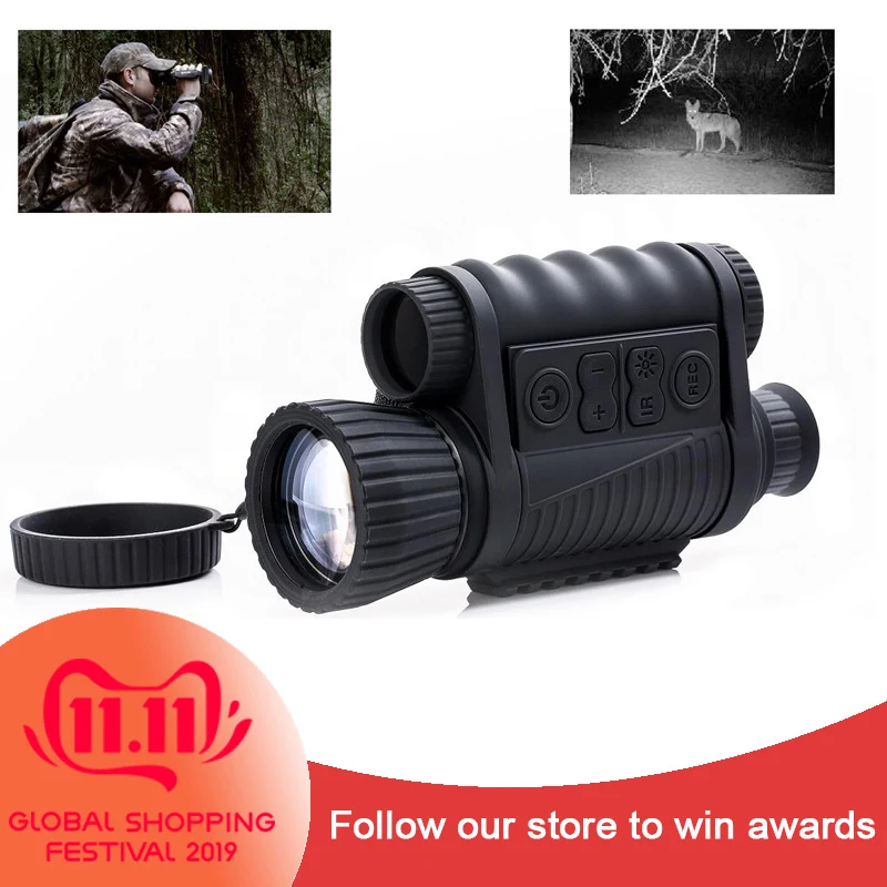 Прицел охотничий цифровой с ночным видением 6x50|night vision scope|vision scopenight |