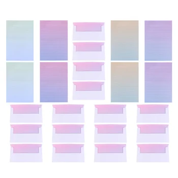 24pcs Envelope Set Creative Cute Gradient Color Envelopes and Letter Papers for Office School Craft
24pcs Envelope Set Creative Cute Gradient Color Envelopes and Letter Papers for Office School Craft