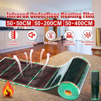 50cm PTC Carbon Heating Film Underfloor Infrared Heating Film Thermostat 220V 0-60°C Home Floor Electric Heating Mat
50cm PTC Carbon Heating Film Underfloor Infrared Heating Film Thermostat 220V 0-60°C Home Floor Electric Heating Mat