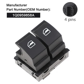 YAOPEI 1Q0959858A Rear Electric Window Control Switch for VW EOS 2006-2010 Cabrio
YAOPEI 1Q0959858A Rear Electric Window Control Switch for VW EOS 2006-2010 Cabrio
