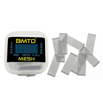 BMTD 10Pcs/Lot Meshwork Pre Built Coils NI80 0.16Ohm Mesh Style Coil Wire for Vandy Vape RTAs Wotofo Profile RDA
BMTD 10Pcs/Lot Meshwork Pre Built Coils NI80 0.16Ohm Mesh Style Coil Wire for Vandy Vape RTAs Wotofo Profile RDA