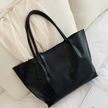 2020 Luxury Quality Handbags Stone Pattern PU Leather Shoulder Bags For Women High Capacity Handbag Lady Black Hand Bag
2020 Luxury Quality Handbags Stone Pattern PU Leather Shoulder Bags For Women High Capacity Handbag Lady Black Hand Bag