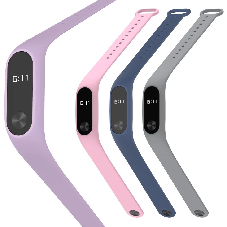 Для Mi Band 2 ремешок для Xiaomi Pulseira Силиконовый браслет Opaska Pasek Xiomi Miband Correa аксессуары