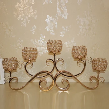 Romantic Vintage Home Decor Candle Holder Wedding Decorations Crystal Wedding Centerpiece desktop golden Candle Holder
Romantic Vintage Home Decor Candle Holder Wedding Decorations Crystal Wedding Centerpiece desktop golden Candle Holder