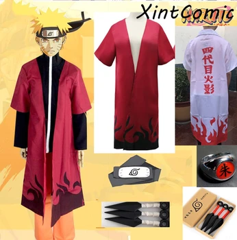 Anime Naruto Cosplay Costumes Seventh Hokage Cloak Naruto Uzumaki Cape Outfit Halloween Party Props ring Headwear sets
Anime Naruto Cosplay Costumes Seventh Hokage Cloak Naruto Uzumaki Cape Outfit Halloween Party Props ring Headwear sets