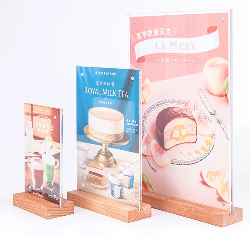 A5 Clear Heavy Duty Acrylic Sign Holder Picture Frame for Paper Restaurant Table Menu Card Display Stand
A5 Clear Heavy Duty Acrylic Sign Holder Picture Frame for Paper Restaurant Table Menu Card Display Stand