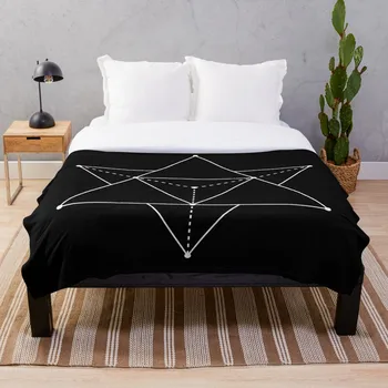 

Sacred Geometry Minimal Hipster Symbol Art Throw Blanket Soft Sherpa Blanket Bed Sheet Single Knee Blanket Office Nap Blanket