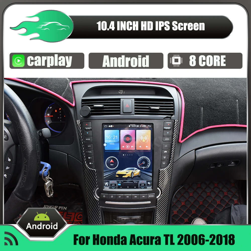 10.4 inch Android Vertical screen Car Radio for Honda Acura TL 2006-2018 Car stereo multimedia player GPS navigation head unit
10.4 inch Android Vertical screen Car Radio for Honda Acura TL 2006-2018 Car stereo multimedia player GPS navigation head unit