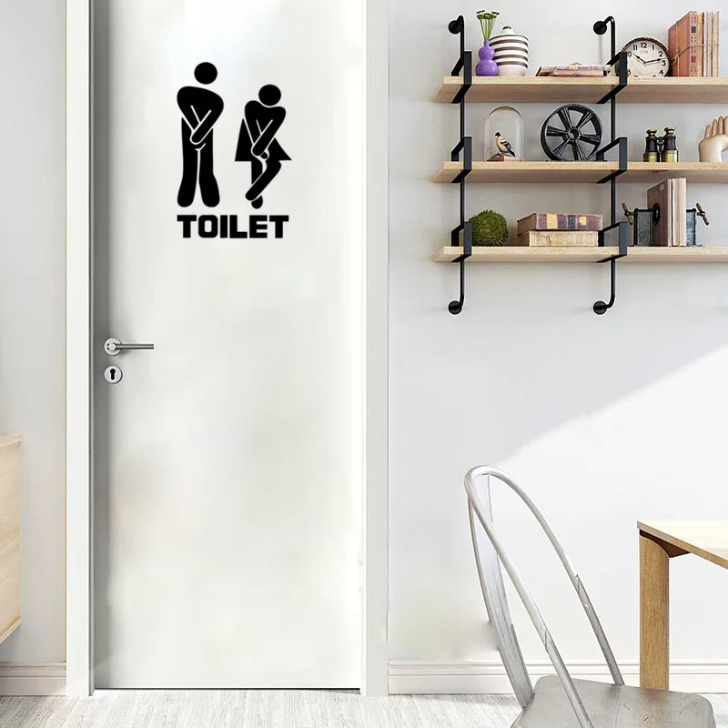 WC Toilet Entrance Sign Door Stickers For Public Place Home Decoration Creative Pattern Wall Decals Diy Funny Vinyl Mural Art
WC Toilet Entrance Sign Door Stickers For Public Place Home Decoration Creative Pattern Wall Decals Diy Funny Vinyl Mural Art