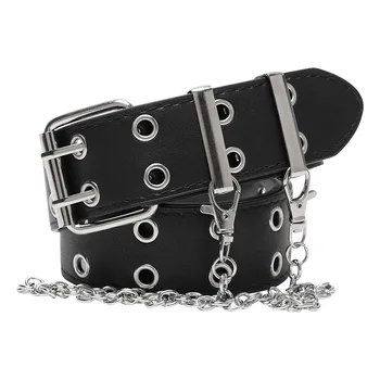 Coffee Black Women Belt Imitation Leather Pin Buckle Belt Punk Wind Jeans Fashion Individual Decorative Belt Chain Women Belt
Coffee Black Women Belt Imitation Leather Pin Buckle Belt Punk Wind Jeans Fashion Individual Decorative Belt Chain Women Belt
