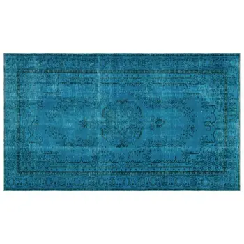 Handmade Turquoise Vintage Overdyed Turkish Area Rug 161x274 Cm-5'3''X8'12''
Handmade Turquoise Vintage Overdyed Turkish Area Rug 161x274 Cm-5'3''X8'12''