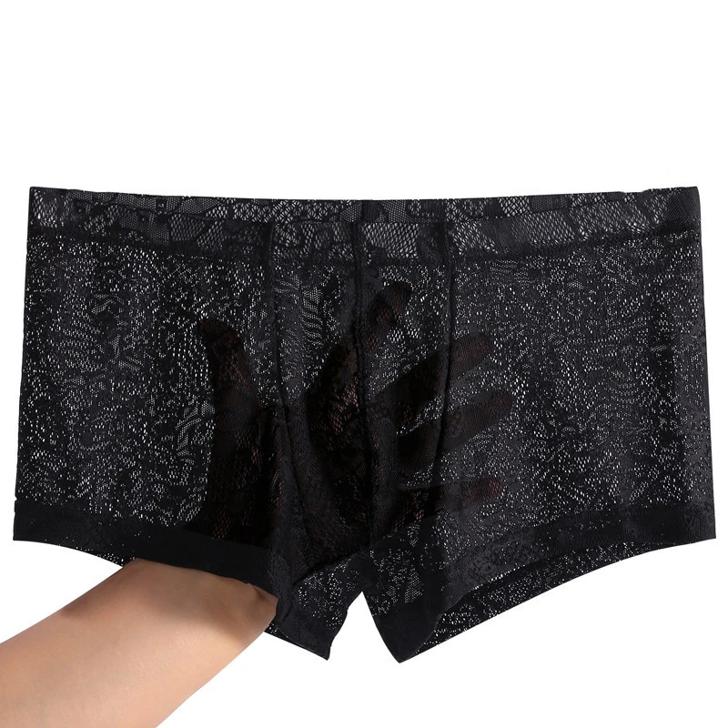 Men Boxer briefs Male Hollowed Knickers Sexy Sissy Low Rise Lingerie Underwear See Through
Men Boxer briefs Male Hollowed Knickers Sexy Sissy Low Rise Lingerie Underwear See Through
