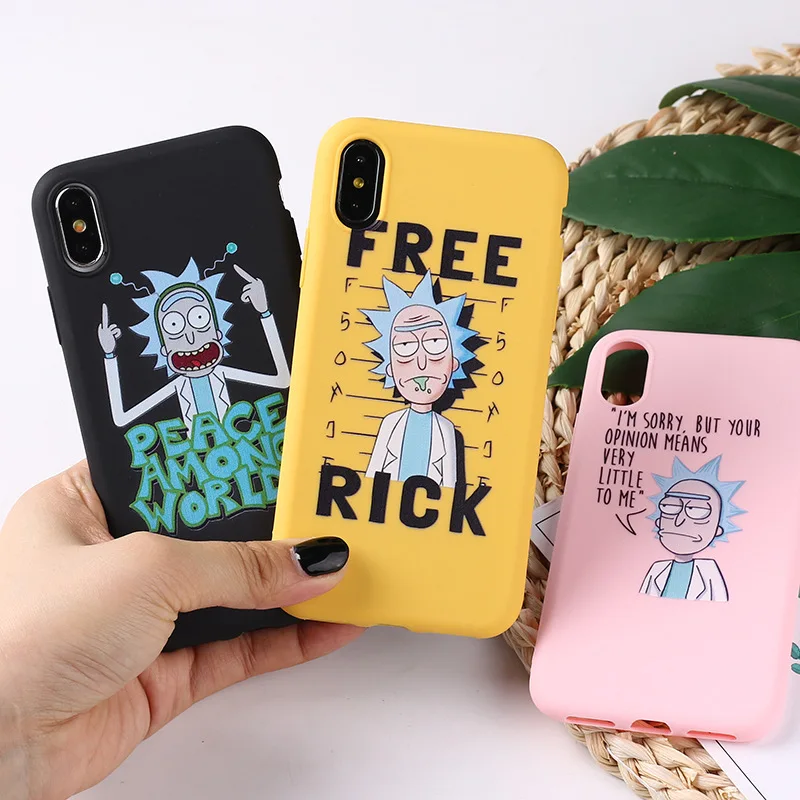 Creative Spaceship Cases For Iphone 8 7 6 6s Plus Rick Animation Funny Phone Case Fundas For Iphone XR X XS Max Back Cover Coqu
Creative Spaceship Cases For Iphone 8 7 6 6s Plus Rick Animation Funny Phone Case Fundas For Iphone XR X XS Max Back Cover Coqu