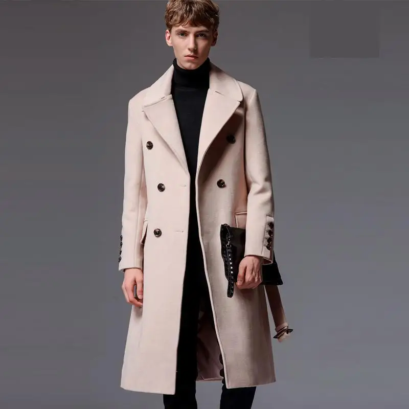 Long Style Wool Coat Autumn Winter Luxury Cashmere Solid Color Mens Jackets And Coats Plus Size 5XL 6XL Man Trench
Long Style Wool Coat Autumn Winter Luxury Cashmere Solid Color Mens Jackets And Coats Plus Size 5XL 6XL Man Trench
