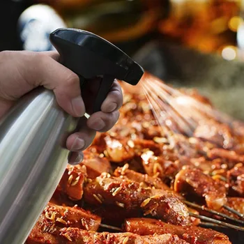 1 Pcs Kitchen Tool Olive Pump Spray Bottle Oil Sprayer Oiler Pot BBQ Barbecue Cooking Tool Can Pot Cookware Stainless Steel-35 
1 Pcs Kitchen Tool Olive Pump Spray Bottle Oil Sprayer Oiler Pot BBQ Barbecue Cooking Tool Can Pot Cookware Stainless Steel-35