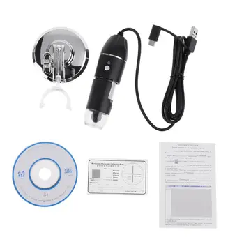 0-1000X Digital Microscope Camera Endoscope Magnifier 3in1 USB MicroUSB TypeC for Mobile Phone PC Windows OSX with Stand
0-1000X Digital Microscope Camera Endoscope Magnifier 3in1 USB MicroUSB TypeC for Mobile Phone PC Windows OSX with Stand