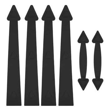 GYTB Magnetic Decorative Garage Door Hardware, 2 Handles and 4 Hinges Kit for Door Carriage Accents, Black 
GYTB Magnetic Decorative Garage Door Hardware, 2 Handles and 4 Hinges Kit for Door Carriage Accents, Black