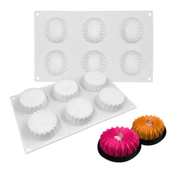Round Origami Silicone Cake Mold Semi-Circular Diamond Ice Cream Molds Baking Fondant Chocolate Mould Bakeware Mould Cake Decor 
Round Origami Silicone Cake Mold Semi-Circular Diamond Ice Cream Molds Baking Fondant Chocolate Mould Bakeware Mould Cake Decor