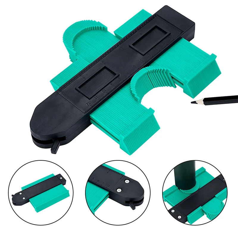 New 120mm/5 Inch Contour Gauge With Lock Standard Woodworking Tool Copy Duplicator Magic Measuring Tool Plastic Contour Gauge
New 120mm/5 Inch Contour Gauge With Lock Standard Woodworking Tool Copy Duplicator Magic Measuring Tool Plastic Contour Gauge