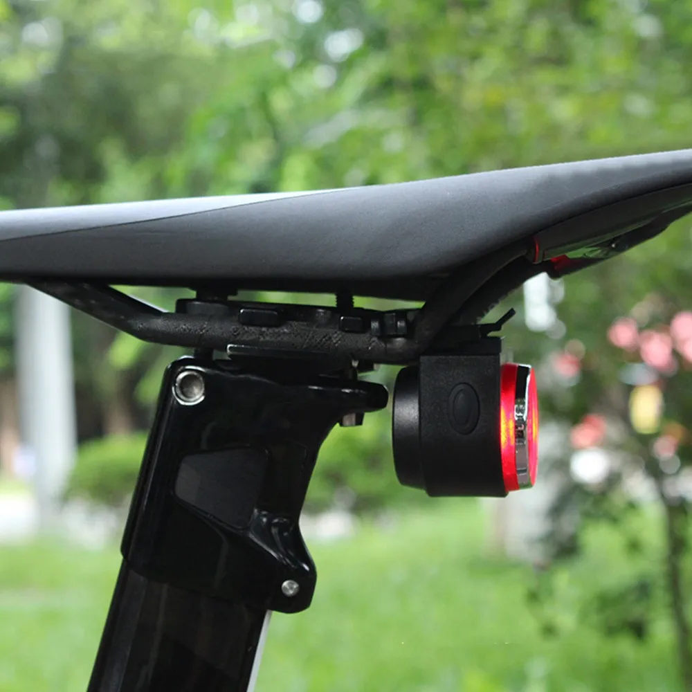 Bicycle Smart Taillight Burglar-alarm Bike Light Anti-theft Rear Light Cycling Light Flashlight Bike Headlight Bike Accessories