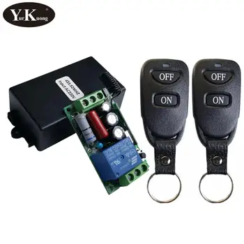 Wireless Remote Control Light Switch 10A Relay Contact 220V 1 Channel Receiver Module + 10-100 Transmitter 315 433mhz Smart Home
Wireless Remote Control Light Switch 10A Relay Contact 220V 1 Channel Receiver Module + 10-100 Transmitter 315 433mhz Smart Home
