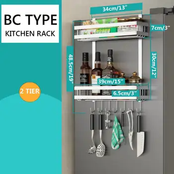 Kitchen Multifunction Refrigerator Storage Rack Organizer Shelf Space Saver Fridge Side Wall Storage Hanging Holder White Large
Kitchen Multifunction Refrigerator Storage Rack Organizer Shelf Space Saver Fridge Side Wall Storage Hanging Holder White Large