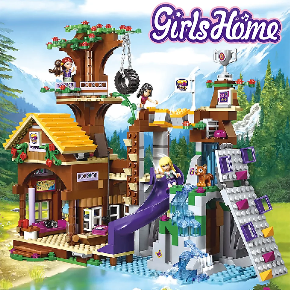 739pcs Friends Adventure Camp Tree House Building Blocks Compatible Legoland city girl figure Bricks Educational Toy For Childre
739pcs Friends Adventure Camp Tree House Building Blocks Compatible Legoland city girl figure Bricks Educational Toy For Childre