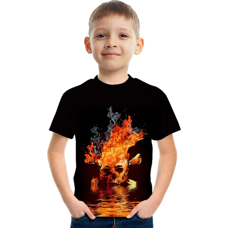 Boys' Fashion Planet-Design Tshirts