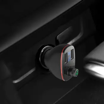 Dual USB Car Charger B300 Bluetooth 4.2 FM Transmitter Current Distribution Charging 3.4A Fast Digital Quick Intelligent N5W2
Dual USB Car Charger B300 Bluetooth 4.2 FM Transmitter Current Distribution Charging 3.4A Fast Digital Quick Intelligent N5W2