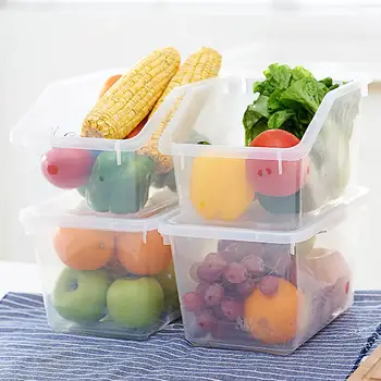 Large Transparent Kitchen Food Storage Containers Fruit Vegetables Storage Box Case Refrigerator Organizer Cereal Container
Large Transparent Kitchen Food Storage Containers Fruit Vegetables Storage Box Case Refrigerator Organizer Cereal Container