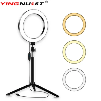 Photography Selfie Stick Ring Light 20cm LED Makeup Ring Lamp With Phone Holder USB Plug For Live Stream Youtube Video
Photography Selfie Stick Ring Light 20cm LED Makeup Ring Lamp With Phone Holder USB Plug For Live Stream Youtube Video