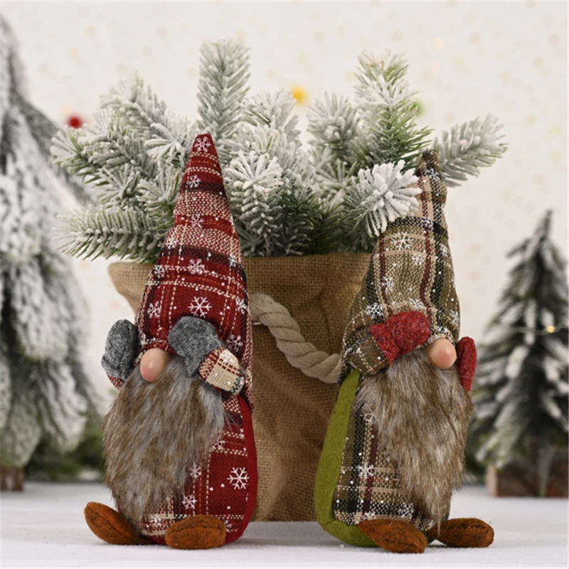 2020 New Christmas Decorations Snowflake Covered Eyes Faceless Dolls Standing Doll Ornaments Old Man Ornaments
2020 New Christmas Decorations Snowflake Covered Eyes Faceless Dolls Standing Doll Ornaments Old Man Ornaments