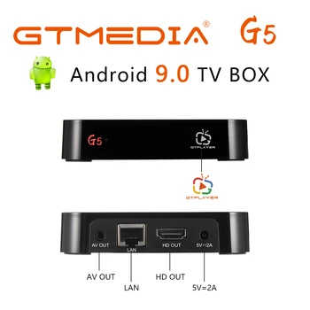 GTMEDIA 2020 NEW G5 S905x2 Smart TV Box Android 9.0 Netflix Youtube 4GB/ 64GB HD 4K Quad Core m3u Android TV Box Set top box
GTMEDIA 2020 NEW G5 S905x2 Smart TV Box Android 9.0 Netflix Youtube 4GB/ 64GB HD 4K Quad Core m3u Android TV Box Set top box